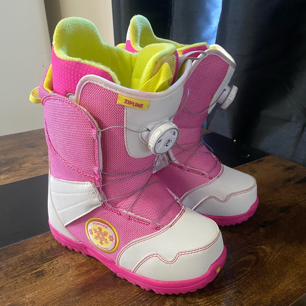 Burton girls zipline boa snowboard boots sz 5